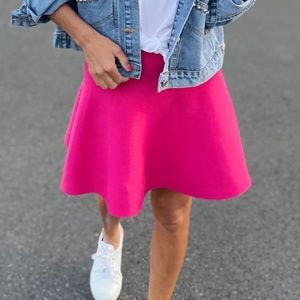 Mia Mod Hot pink skirt purple label (plus size) MEDIUM length